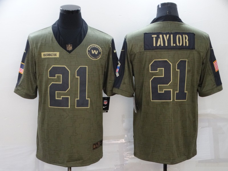 Men's Washington Commanders Sean Taylor #21 Brown Jersey
